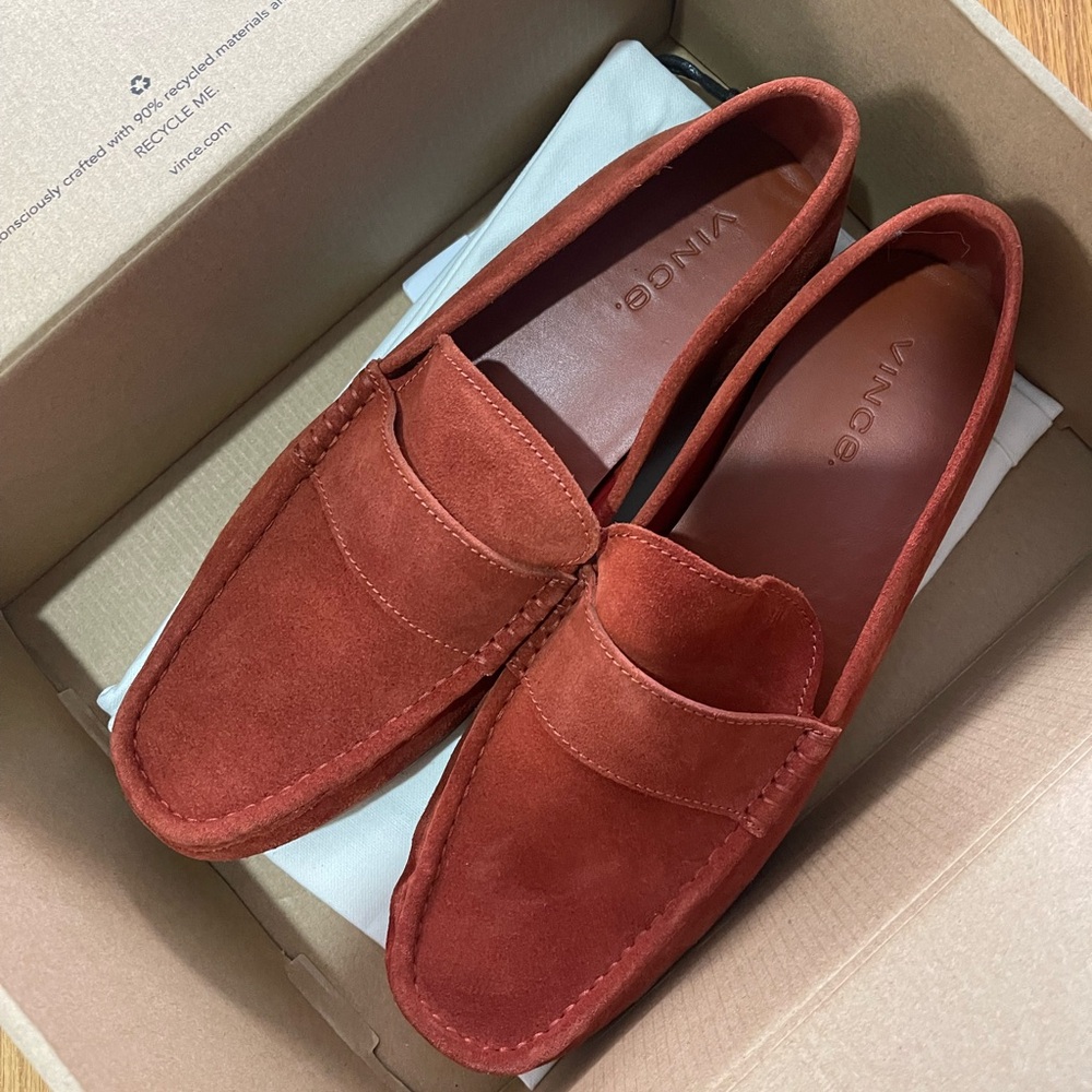 Vince Daly Loafers Sunsetorange Le Sz 10.5